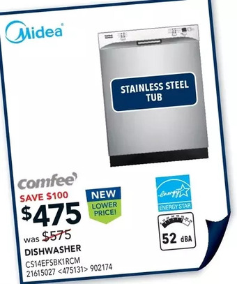 RONA Midea dishwasher offer