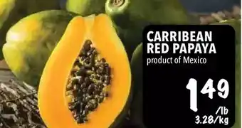 Farm Boy Carribean red papaya offer