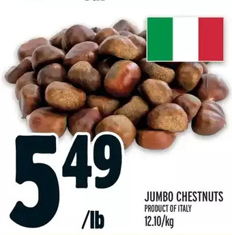 Metro Jumbo chestnuts offer