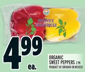 Metro Organic sweet peppers offer