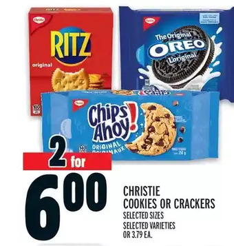 Metro Christie cookies or crackers offer
