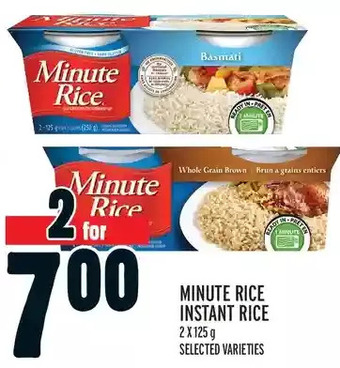 Metro Minute rice instant rice offer