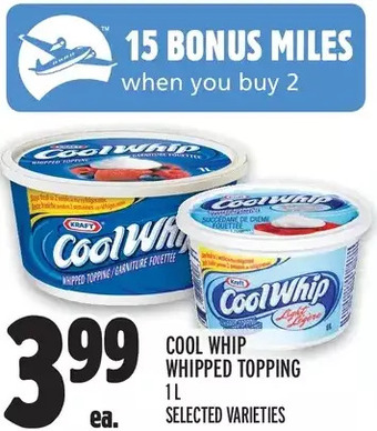 Metro Cool whip whipped topping offer