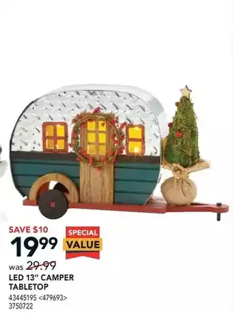 Lowe's Led 13" camper tabletop offer