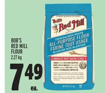 Metro Bob's red mill flour offer