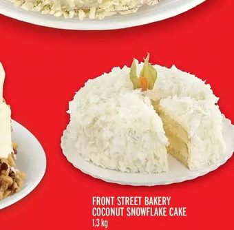 Metro Front street bakery coconut snowflake cake offer