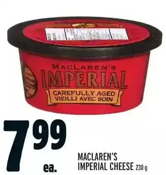 Metro Maclaren's imperial cheese offer
