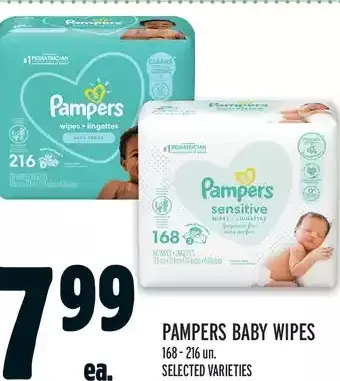 Metro Pampers baby wipes offer
