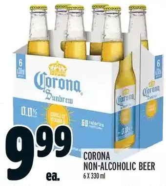 Metro Corona non-alcoholic beer offer