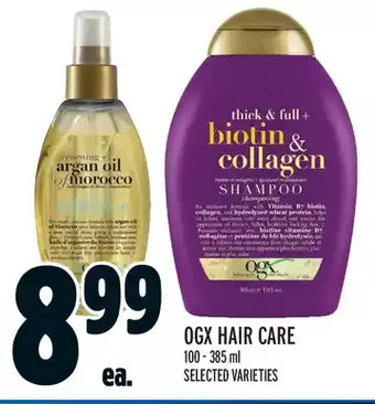 Metro Ogx hair care offer