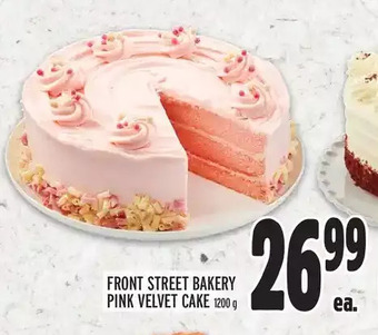 Metro Front street bakery pink velvet cake offer