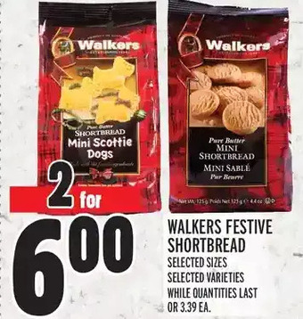 Metro Walkers festive shortbread offer