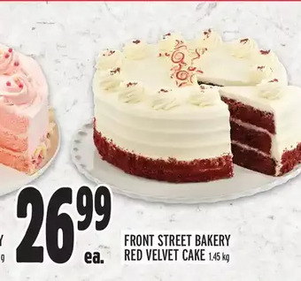 Metro Front street bakery red velvet cake offer