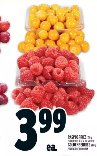 Metro Raspberries | goldenberries offer