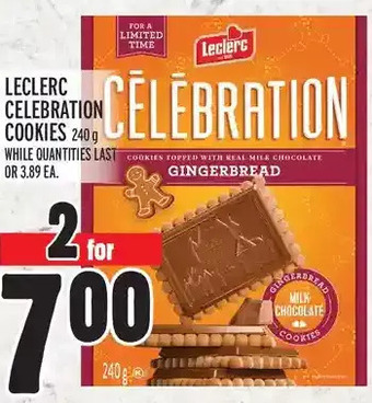 Metro Leclerc celebration cookies offer