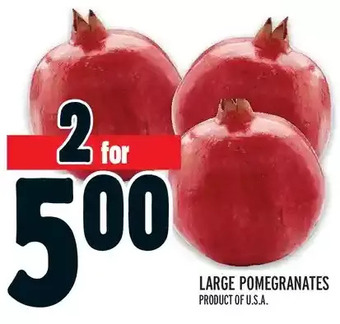 Metro Large pomegranates offer