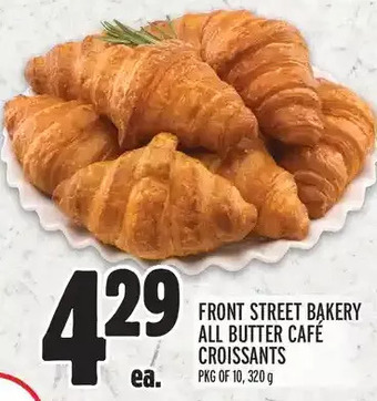 Metro Front street bakery all butter cafe croissants offer