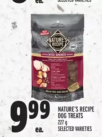 Metro Nature's recipe dog treats offer