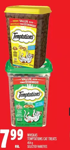 Metro Whiskas temptations cat treats offer