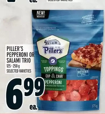 Metro Piller's pepperoni or salami trio offer