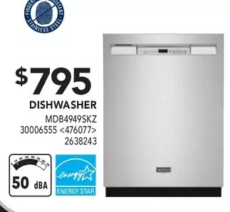 Lowe's Maytag dishwasher offer