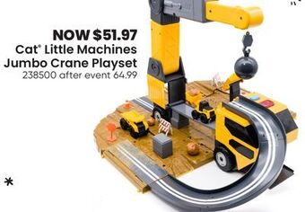 Toys R us Cat® little machines jumbo crane playset offer