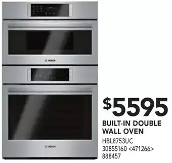 Lowe's Bosch built-in double wall oven offer