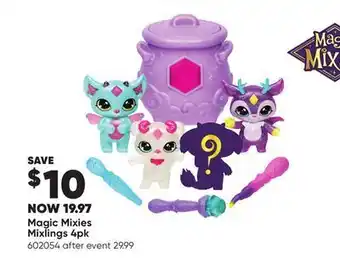 Toys R us Magic mixies mixlings 4pk offer