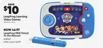 Toys R us Leapfrog paw patrol: to the rescue! offer
