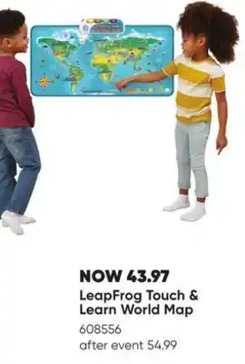 Toys R us Leapfrog touch & learn world map offer