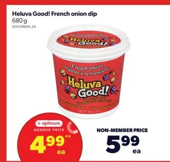 Real Canadian Superstore Heluva good! french onion dip, 680 g offer