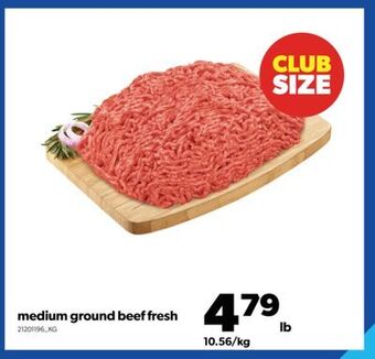 Real Canadian Superstore Medium ground beef fresh offer