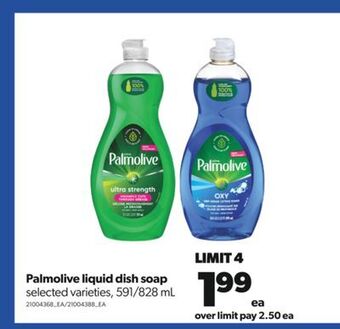 Real Canadian Superstore Palmolive liquid dish soap, 591/828 ml offer