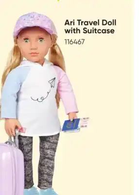 Toys R us Our generation ari travel doll with suitcase offer