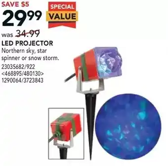 Lowe's Led projector offer