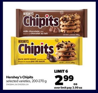 Real Canadian Superstore Hershey's chipits, 200-270 g offer