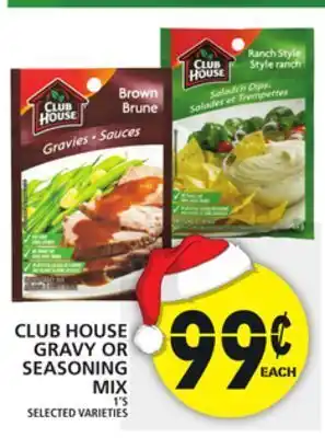 Food Basics Club house gravy or seasoning mix offer