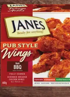 Foodland Janes pub style wings 660 g offer