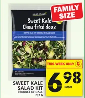 Food Basics Sweet kale salad kit offer