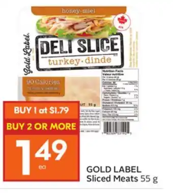 Foodland Gold label sliced meats 55 g offer