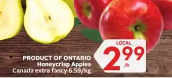 Foodland Honeycrisp apples canada extra fancy product of ontario offer