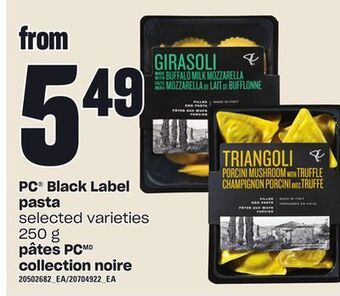 Independent Grocer Pc® black label pasta, 250 g offer