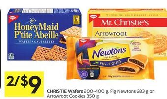 Foodland Christie wafers 200-400 g, fig newtons 283 g or arrowroot cookies 350 g offer