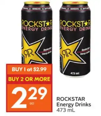Foodland Rockstar energy drinks 473 ml offer