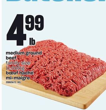 Independent Grocer Medium ground beef offer