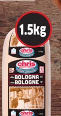 Foodland Chris brothers bologna chub 1.5 kg offer