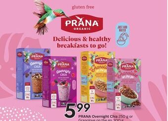 Sobeys Prana overnight chia offer