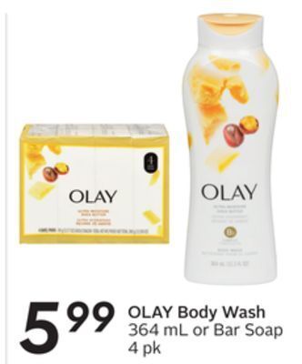 Sobeys Olay body wash offer