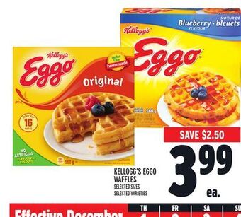 Metro Kellogg's eggo waffles offer