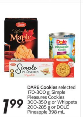 Sobeys Dare cookies offer
